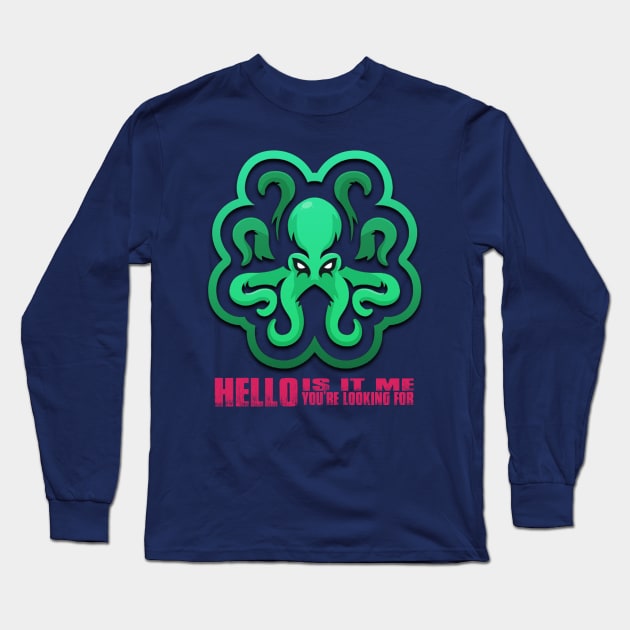 Hello , is it me you're looking for ! Long Sleeve T-Shirt by digitalt24